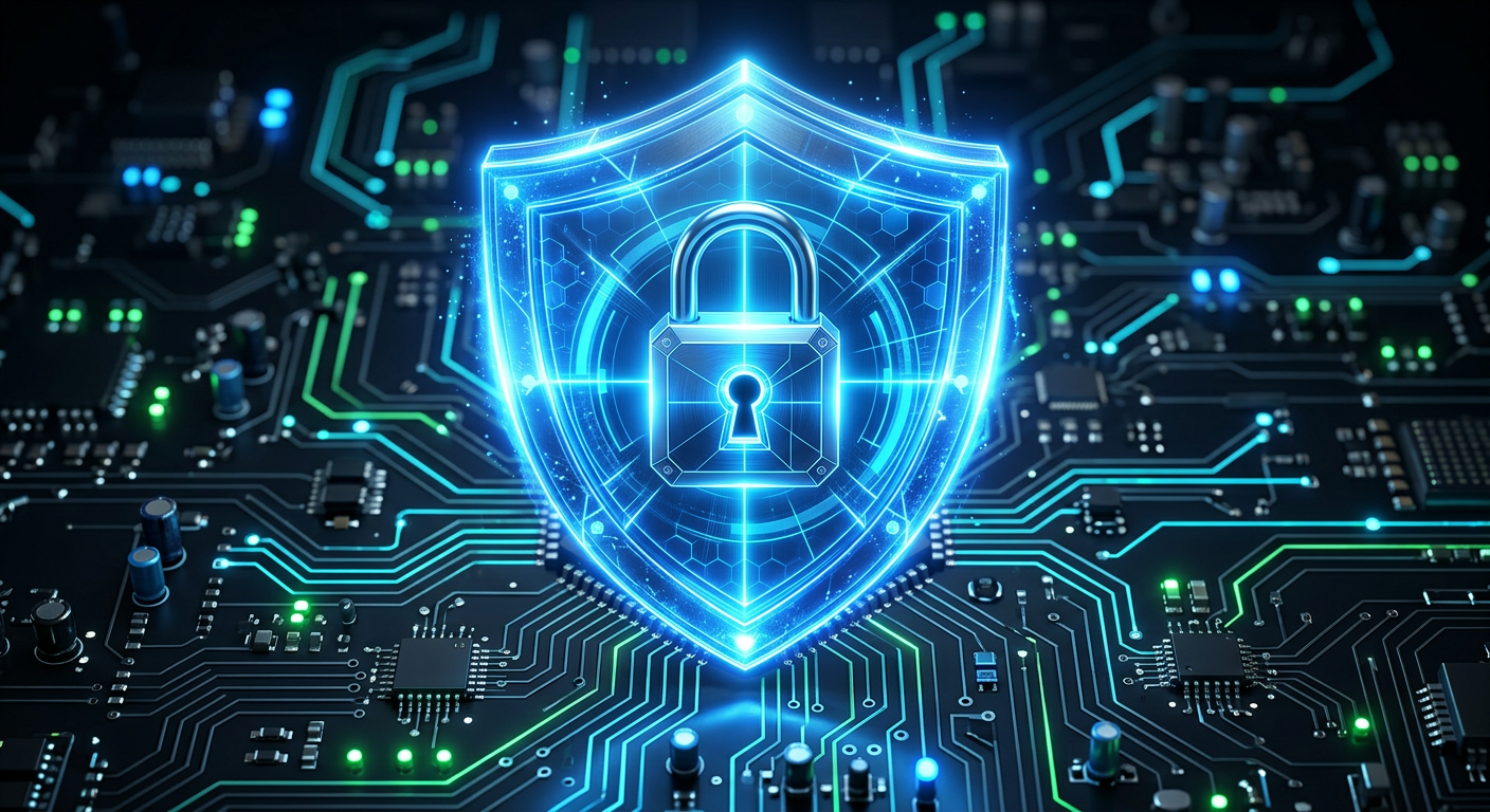 Cybersecurity illustration